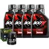 Motul Kit Tagliando Olio Motul 300V 15W50 Filtro Per Moto Guzzi 940 Bellagio�2007>2012