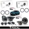 Focal Casse Altoparlanti Ant+Post FOCAL AUDITOR ASE165 + ACX165 per CITROEN DS3 CROSS
