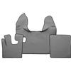 F-Core Tappeti Copricofano Ecopelle Liscia Grigio DAF XF105 XF106 con webasto Manuale