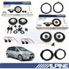 ALPINE SXE1750S SXE1725S Kit Casse Altoparlanti per Ford Focus C-Max 2003>2010