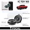 Focal Casse Altoparlanti Posteriori FOCAL plug e play IC TOY 165 per TOYOTA HILUX VIII