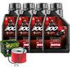 Motul Kit Tagliando Olio Motul 300V2 10W50 + Filtro Per Kawasaki Z750�1980>1982