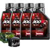 Motul Kit Tagliando Olio Motul 300V2 10W50 + Filtro Per BMW R1200 HP2 Enduro 2005>2008