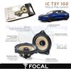 Focal Casse Altoparlanti Posterior FOCAL plug e play IC T3Y 100 80w per TESLA Model 3
