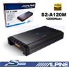 ALPINE Amplificatore ALPINE S2-A120M Classe D mono S-Series Potenza RMS 1 x 1200W 2 Ohm