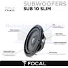 FOCAL SUB10 SLIM Subwoofer da 10" - 25cm da 4 ohm 460w 230Wrms
