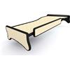 F-Core TAVOLO CRUSCOTTO CABINA LUNGO CHAMPAGNE IN LEGNO LED MERCEDES ACTROS MP2 MP3