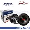 ALPINE Subwoofer ALPINE R2-W10D4 10" 25cm 2250W 750Wrms Doppia bobina 4+4 Ohm