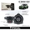 BMW Casse Altoparlanti Coassiali post FOCAL plug e play IC BMW 100 per MINI R60 R61