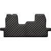 TAPPETI IN ECOPELLE NERO CON CUCITURE ROSSE FORD TRANSIT VII 01.2006 AL 12.2013