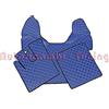 F-Core COPPIA TAPPETI + COPRICOFANO IN ECOPELLE BLU DAF XF105 XF106 MANUAL NO WEBASTO