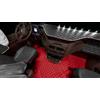 F-Core COPPIA TAPPETI COPRICOFANO ECOPELLE ROSSA DAF XF105 XF106 AUTOMATICO NO WEBASTO