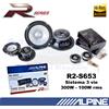 ALPINE Set Casse Altoparlanti Alpine PRO VERSION R2-S653 a 3 vie 165mm 300W 100W rms