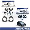 ALPINE SXE1750S+SXE1325S Casse Altoparlanti Ant + Post per CITROEN C3 2001>2008