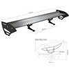 Simoni Racing Spoiler Ala Singola Alettone da Tetto Mistral in Alluminio Nero
