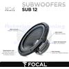 FOCAL SUB12 Subwoofer da 12" - 30cm da 4 ohm 600w 300 Wrms