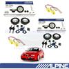 ALPINE SXE1750S+SXE1750S Casse Altoparlanti Ant+Post per Alfa Romeo 156 97>05