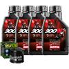 Motul Kit Tagliando Olio Motul 300V2 10W50 Per Honda VT750 C Shadow 1983