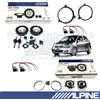 ALPINE SXE1750S + SXE1025S Casse Altoparlanti Ant+Post per TOYOTA YARIS 02>07