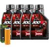 Motul Kit Tagliando Olio Motul 300V2 10W50 + Filtro Per Ducati 955 Panigale V2 2020