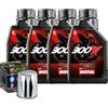 Motul Tagliando Olio Motul 300V 15W50 Harley Davidson XL1200 Sportster Nightster�08>12