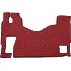 F-Core TAPPETI + COPRICOFANO ECOPELLE ROSSO MERCEDES ACTROS MP2 / MP3 2003>2010