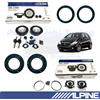 ALPINE SXE1750S+SXE1025S Casse Altoparlanti Ant+Post per MERCEDES CLASSE A W169