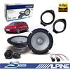 ALPINE Casse Alpine S2-S65C Altoparlanti anteriori 2 vie 165mm 240W per OPEL ASTRA K