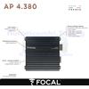 FOCAL AP 4.380 Amplificatore a 4 3 o 2 canali in Classe AB