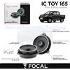 Focal Casse Altoparlanti Posteriori FOCAL plug e play IC TOY 165 per TOYOTA HILUX VII