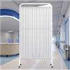 Generic Paravento medico - Divisorio portatile con ruote, 1,8 m, alta privacy, per clinica, ufficio, salone di bellezza, 2 pannelli