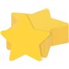 Tinoaly 100pz Stelle Dorate Ritagliate, Stelle di Carta Fustellate Entrambi i Lati da 10cm per Decorazioni per Bacheche Scolastiche Progetti Artigianato Scolastico Fai Da Te e Decorazioni Murali Feste