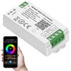 SEZO C03W RGB WiFi Bluetooth LED Controller di Gruppo, Compatibile con Alexa, Google Home/Tuya Smart Life APP, Funziona con LM091, LM096, WR01RF Remote, DC12-24V
