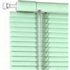 AJTXCSFOQL Tenda Veneziana su Misura Larghezza 30-215 cm Altezza 50-280 cm, Privacy Oscuranti Senza Fori, 25mm Persiane Veneziane Orizzontali per Finestre Interne(Verde)