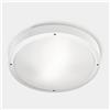 LEDS·C4 Plafoniera LED da Esterno IP66, Luce Regolabile 2700-4000K, 2600 Lumen, 21W, Alta Efficienza Energetica, Resistente all'Acqua e Polvere, Design Moderno Grigio Urbano