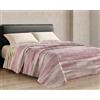 Riad Arredo Trapuntino Singolo Primaverile Estivo Morbida Microfibra 170x250 cm - Copriletto Trapuntato Leggero Delicato Traspirante Anallergico - Line Malva