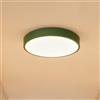 HBBursts Plafoniere A LED Sottili, 3 Temperature Di Colore, Pannello Luminoso Impermeabile Da Incasso For Soggiorno, Cucina, Camera Letto, Corridoio, Bagno, Cabina Armadio(Green,40cm/16in)