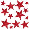 GORGECRAFT 24pz Toppe Termoadesive A Forma di Stella in Resina con Strass e Glitter Rossi A Forma di Stelle con Colla A Caldo Ricamate per Riparazioni Abbellimenti per Abbigliamento Jeans Borse
