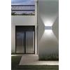 Kovalmax® Applique led luce bianca lampada da parete doppia emissione faretto 24 w bianco