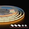 FCOB COB Striscia LED Bianco caldo 2700K 5M 12V 320LEDs/m Flessibile CRI90+