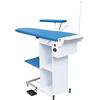 AEOLUS EOLO Home & Professional EOLO Asse da Stiro TS05 S Professionale Piano Riscaldato Aspirante Soffiante 112x42 cm Richiudibile Termostato Braccetto Stiramaniche Riscaldato Aspirante Soffiante Efficienza Energetica A++