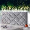 mlhk Rivestimento Testiera Letto Imbottito Copertura/Copri Testiera Letto Matrimoniale Cuscini Testata Letto Matrimoniale Ferro Battuto Lavabile per Decorazione Camera Letto,grey-150cm