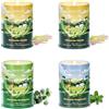 M&SENSE Set 4 Candele Profumate Citronella 4x100g, 80 Ore di Durata, Cera di Soia Naturale per Esterno e Interno, Ideale per Giardino, Relax Estivo e Regalo