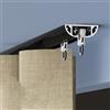 MZQMK Binario per Tende A Muro Bastoni per Tende A Soffitto 5 Metri Binario Tende Soffitto per Montaggio A Parete/Soffitto, Adatto A Pareti Divisorie, Camper E Barche(Top B,2.9M/(9.5FT))