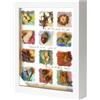Hibmisy 3D Profonda Cornice 22 x 22 cm - per oggetti fino a 3 cm,per regalo di nozze o fiori, ricordi fai da te (Bianco, 31cm*22cm)
