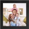 Giftgarden Cornice 10x10cm,Cornice Nera in PVC,Decorazione per Casa,1 Pezzo