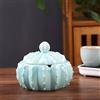 GDJSMIN Posacenere In Ceramica - Design Personalizzato A Forma Di Cactus Posacenere Da Esterno Grande Con Coperchio A Prova Di Odore, Anti Cenere Volante Con Posacenere Con Coperchio Accessori Per La Decor