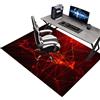 KQIEJUY Tappeto per Sedia Gaming Tappetino per Sedia da Ufficio per Pavimenti Duri Rettangolare Tappeto Gaming Ufficio Pavimento Antiscivolo Protettivo Tappetino di Protezione per Pavimento 80 x 120 cm