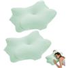 harupink 2 federe per cuscino cervicale, 80% poliestere, 20% elastan, con chiusura lampo, traspirante e delicato sulla pelle, lavabile, per tessuto fortunato, Derila, EvenVentric Ergo