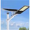 Generico Faro Solare LED da Esterno 1000W, Pannello Solare con Staffa, Telecomando, Luce Bianca 6500K, IP67 Impermeabile, Illuminazione per Giardino,Viali,Strada